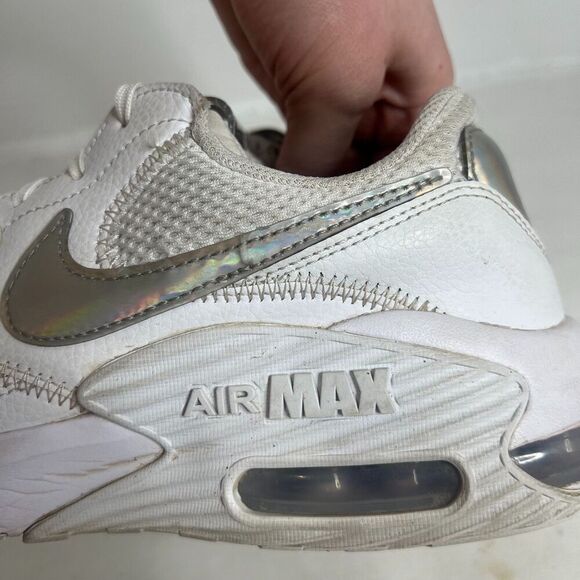Nike Air Max Excee White Holographic Sneakers Running Shoes Athletic Size 9.5 - Picture 5 of 11